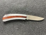 Klein Tools Japan Pocket Knife 44034 Silver With Inlaid Wood Inch Closed. Fixed Price $149.00.