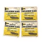 Vintage Stanley Hobby Knife Replacement Blades 11-410, 12 Pack, Made Usa. Fixed Price $23.95.