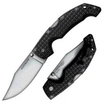 Cold Steel Clip Blade Voyager Folding Knife W/ Black Griv-ex Handle 29AC. Fixed Price $76.32.