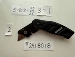 Kobalt #2418018 Lockback Retractable Folding Utility Knife $11.66 Obo. Fixed Price $11.66.