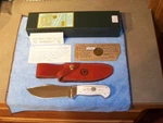 Canal Street Cutlery Rare D'holder Prototype Bowie Hunter Horn Handle Never Used. Fixed Price $999.99.