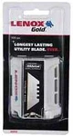 Pack Lenox 20352GOLD100D Titanium-edge Utility Knife Blades In Holder. Fixed Price $57.57.