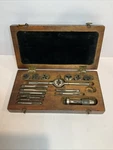 Vintage Gtd Tap & Die Set Germany Thread Cutting Tools Wood Case Machinist. Fixed Price $74.76.