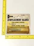 Stanley Hobby Knife Replacement Razor Blades 11-410 Fits 10-401 10-402 & 10-403. Fixed Price $34.99.