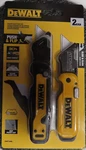 Dewalt Push And Flip Folding Utility Knife Set 2 Piece #DWHT10995 New. Fixed Price $21.99.