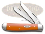 Case Xx Knives Mini Trapper Smooth Orange Delrin Stainless Pocket Knife 80505. Fixed Price $55.99.