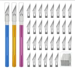 Pcs Exacto Knife, Craft Knives With 30 Spare Blades. Fixed Price $8.97.