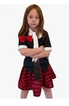 Girls Karnival Anime Academy Uniform Shirt Plaid Dress Halloween Costume. Fixed Price $9.95.
