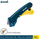 Excell Corner Cutting Utility Knife Safety Lock Lightweight Heavy Duty Cutter. Fixed Price $15.99.