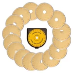 Headley Tools Titanium Coated 45MM Rotary Cutter Blades 15 Pack Fits Olfa,. Fixed Price $26.11.