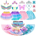 Little Girls Dress Up Costume Set, Fairy And Mermaid Princess Clothe.... Fixed Price $56.99.