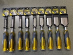 Stanley Fatmax Wood Chisel Set 9PC. Fixed Price $129.99.