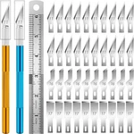 Diyself Exacto Knife, 2 Knives With 40 Spare Blades, Craft. Fixed Price $10.07.