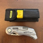 Stanley 10-813 Quickslide Sport 2-IN-1 Folding Utility/pocket Knife W/case. Fixed Price $19.99.