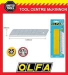 Olfa 5-PACK 25MM Heavy Duty Snap Off Utility Knife Blades Made In Japan. Fixed Price $15.07.