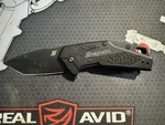 Kershaw Snap-on SO86BLK Tanto Blade Liner-lock Black Folding Pocket Knife Good. Fixed Price $65.00.