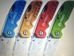 Meepo Utility Knife Folding Box Cutter Safety Lock Belt Clip + 10 Steel Blades. Fixed Price $22.99.