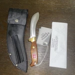 Svord Deluxe Fixed Knife 5.75" Full Tang Blade Sapele Varnished Mahogany Handle. Fixed Price $129.99.