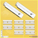 2 Cutters + 8 Refill Single Edge Razor Blades Carton Utility Knife. Fixed Price $9.61.