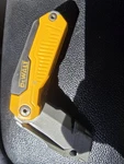 Dewalt Folding Utility Knife Box Cutter Steel Blade Yellow/black. Fixed Price $12.00.
