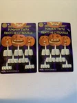 Fun World Glow The Dark Pumpkin Teeth Halloween Jack-o-lantern Set Of Two. Fixed Price $9.49.