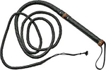 Pakistan Bull Whip 5' 9" Tip Top Of Stiff Black Leather 891805-5. Fixed Price $26.68.