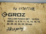 Groz Hollow Punch Set 14PCS HPL/14/ST. Fixed Price $331.55.