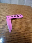 Albatross Pink Folding Pocket Knife. Fixed Price $7.50.