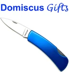 6" New! Maxam Ice Blue Silver Lockback Pocket Knife Stainless Folding Knives. Fixed Price $9.80.
