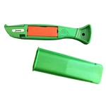 Janser Non-retractable Green Knife With Holster. Fixed Price $46.55.