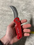 Doyle Hawkbill Flip Curved Blade Knife Build-in Belt Clip Lanyard Hole. Fixed Price $7.99.