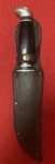 Vtg Case Xx Model 223-6 Fixed Blade Knife Black Phenolic Handle 6" Usa W/sheath. Fixed Price $69.99.