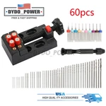 60X Mini Micro Hand Drill Bits Set Small Manual Keyless Chuck Pin Vise Rotary. Fixed Price $13.17.