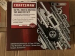 Craftsman 50-PIECE Inch And Metric Tap Die Set. Fixed Price $150.00.