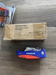 Workpro Folding Utility Knife, Quick-change Box Cutter, Blade Storage /4. Fixed Price $13.26.