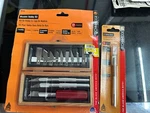 New 2-PACK Lot Techni Edge TE01-801 & TE01-012 Hobby Knife Blade Wooden Kit. Fixed Price $20.24.