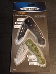 Sheffield 2PC Folding Knife Set #3102 23021 Pocket Knives Utility Camping. Fixed Price $19.99.