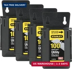 4 Pack Of Stanley 11-921A 1992 Heavy Duty Utility Blades W/dispenser 100. Fixed Price $61.58.