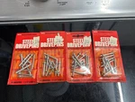 New 4-PACK Lot (10/BOX) Bostik Emhart 1-1/2" Steel For Molly Drive Tool Concrete. Fixed Price $16.49.