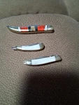3 Knife Set, Stonework, Rough Ryder. Fixed Price $15.00.