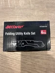 Becowin Folding Utility Knife Set. Fixed Price $6.00.