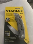 Stanley Quick Slide Sport Utility Knife 10-813 2 Folding Brand New. Fixed Price $26.98.