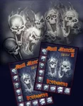 Screamer Skull Stencil Full Set (10 Pieces) - Reusable Airbrush Art Tool. Fixed Price $32.99.