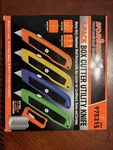 Horusdy 4PCS Box Cutter Utility Knife Aluminum Shell Retractable Extra 10 Blades. Fixed Price $14.99.
