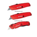 Craftsman 3/4-IN Retractable Utility Knife Pack Lifetime Warranty. Fixed Price $19.88.
