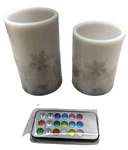 Candles Battery Operated With Remote Timer, Light Set Led 7862. Fixed Price $20.90.