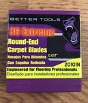 Better Tools Round Carpet Knife Blades, 100 Per Box. Fixed Price $25.99.