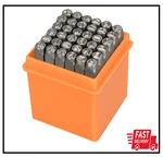 37 Pcs Metal Stamping Kit 3MM Letter/number Punch Set With Artistic Font. Fixed Price $14.50.