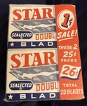 Star Sealected Razor Double Edge Blades Full Box Nos American Safety Brooklyn Ny. Fixed Price $14.99.