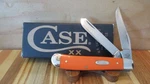New Case Orange Synthetic Smooth Mini Trapper 4207 Pocketknife -80505. Fixed Price $55.99.